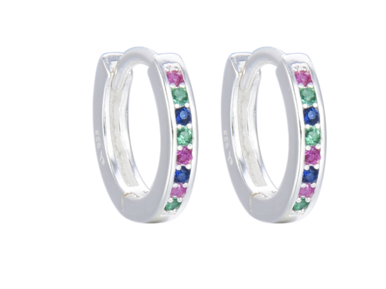Argollitas cubic multicolor