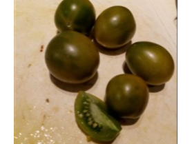 Tomate Cherry Prune Verte