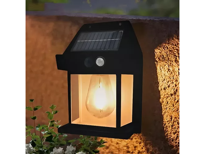 Lampara solar para pared