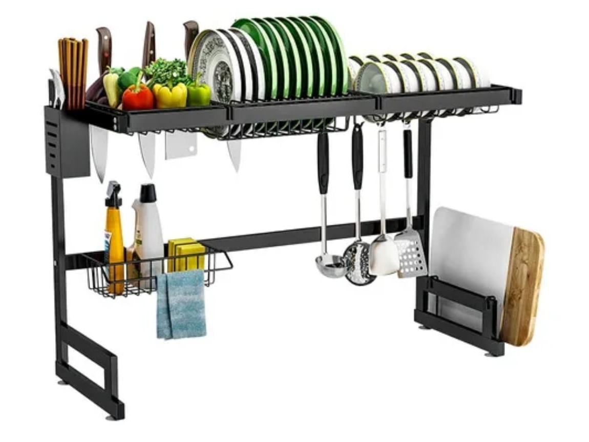 Secaplatos escurridor sobre bacha 85 cm de ancho