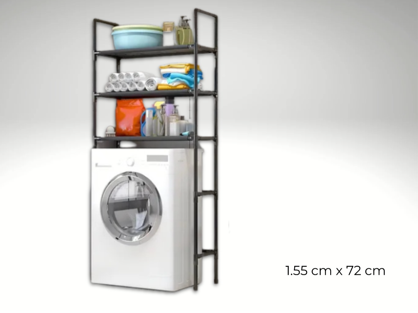 Rack organizador para lavarropas