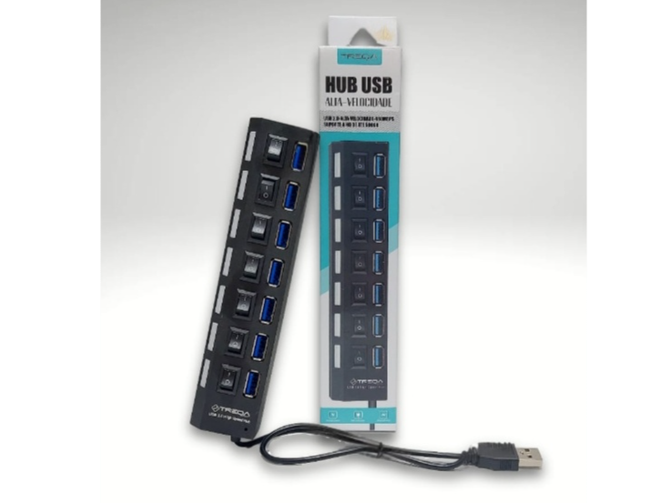 Zapatilla hub 7 USB