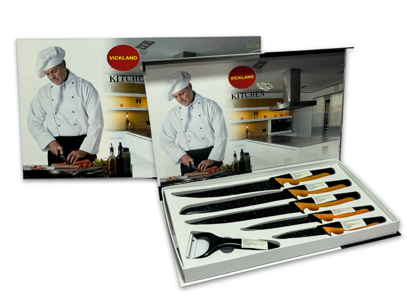 Set de cuchillos chef 6 piezas