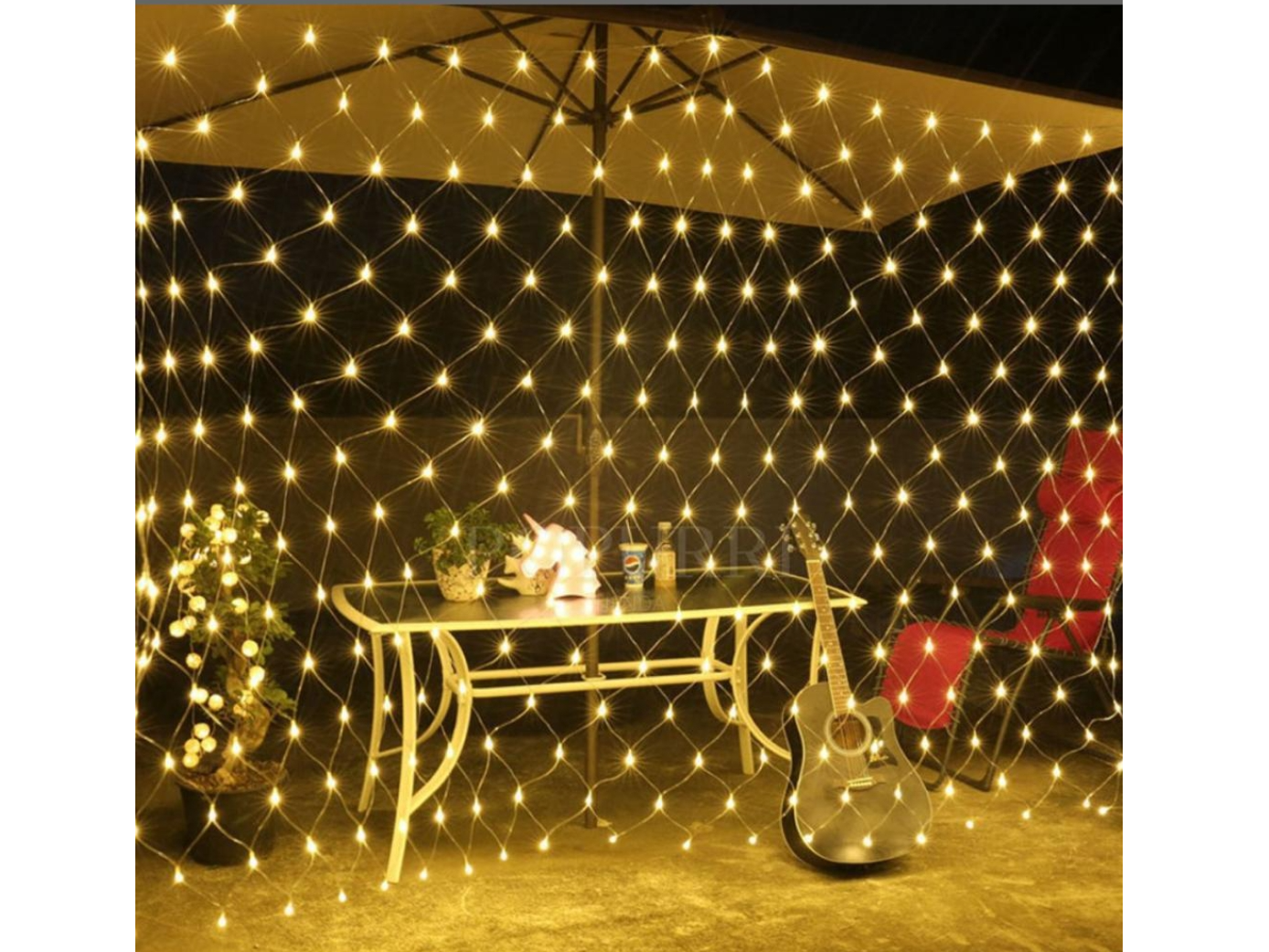 Cortina de luces 1.5 x 1.5