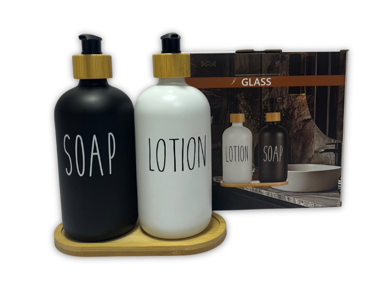 Set dispensador para jabón