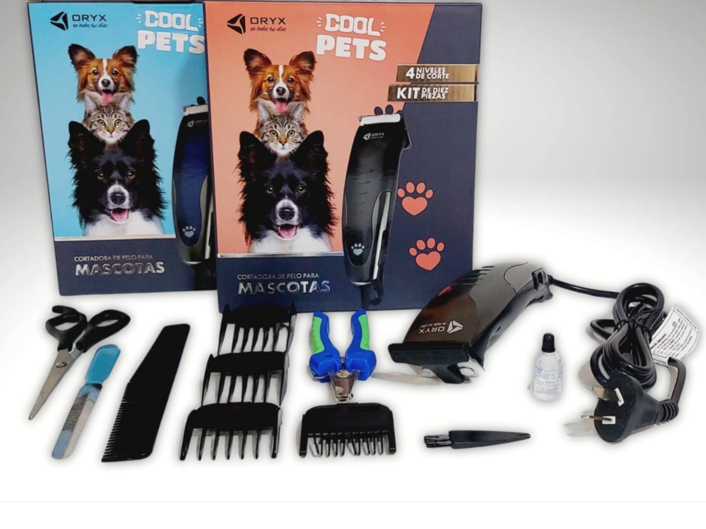 Kit cortadora de pelo para mascotas