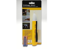 Lápiz detector de voltaje con pilas