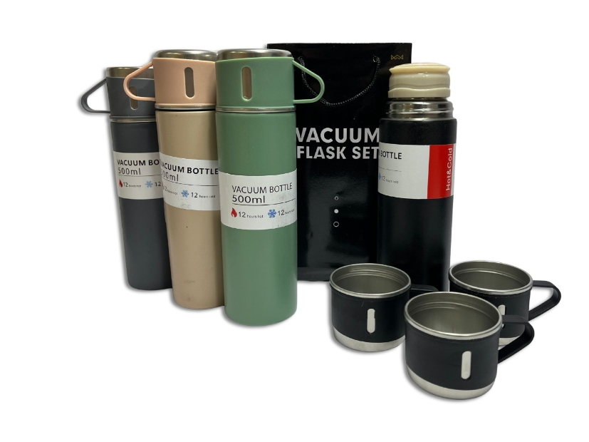 Termo 500 ML con 3 tazas