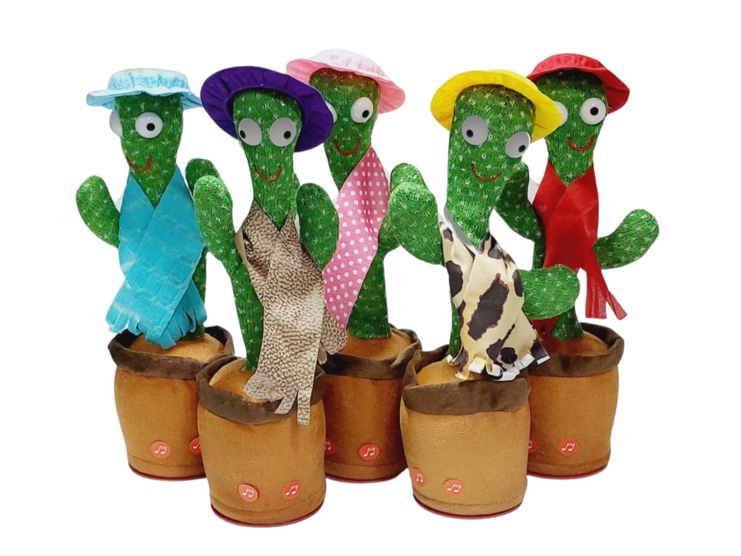 Cactus imitador de voz con música