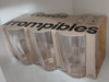 Vasos facetados porcelanato irrompibles (x6 unidades)