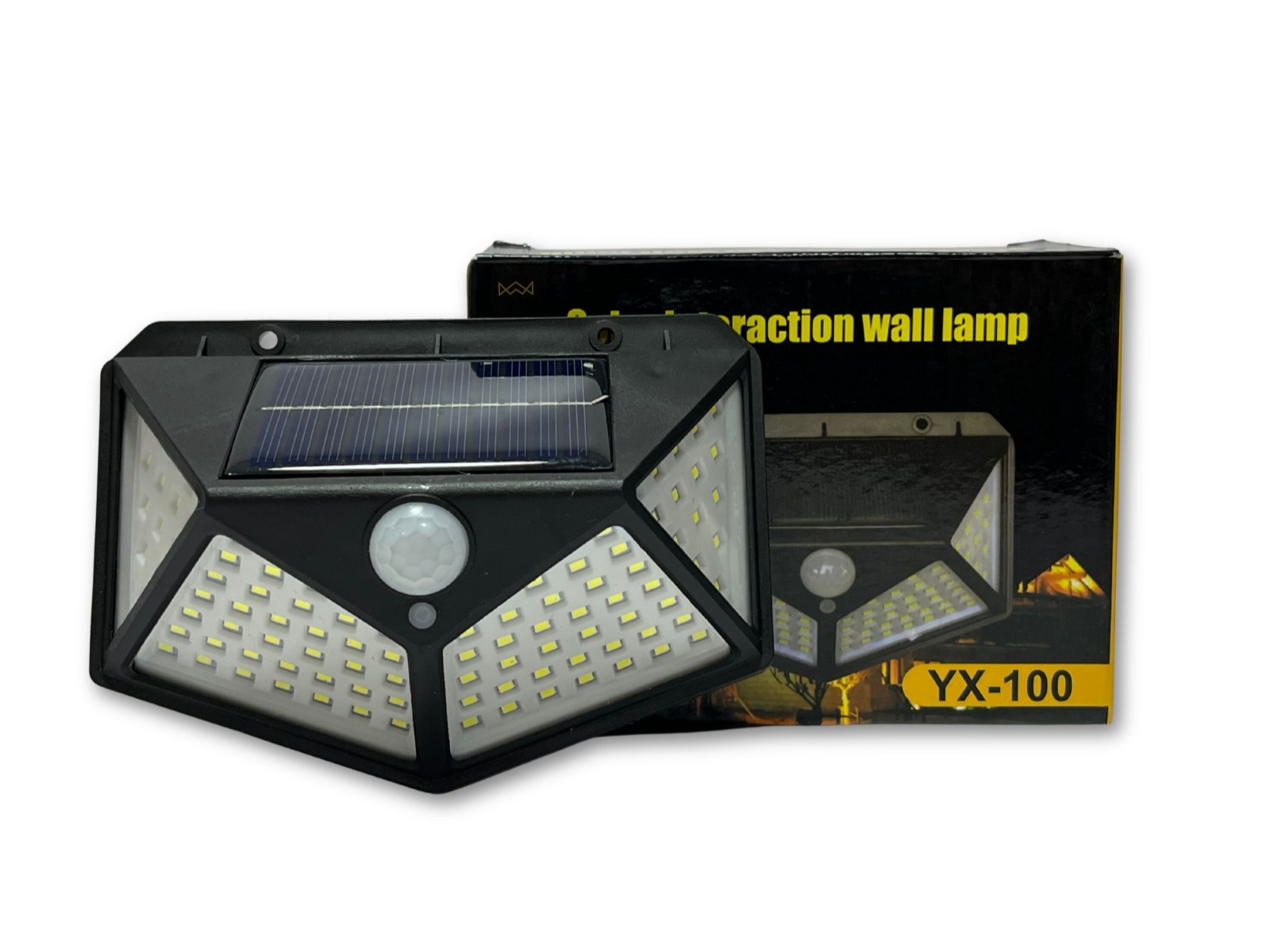 Lampara led con sensor solar (100 leds)