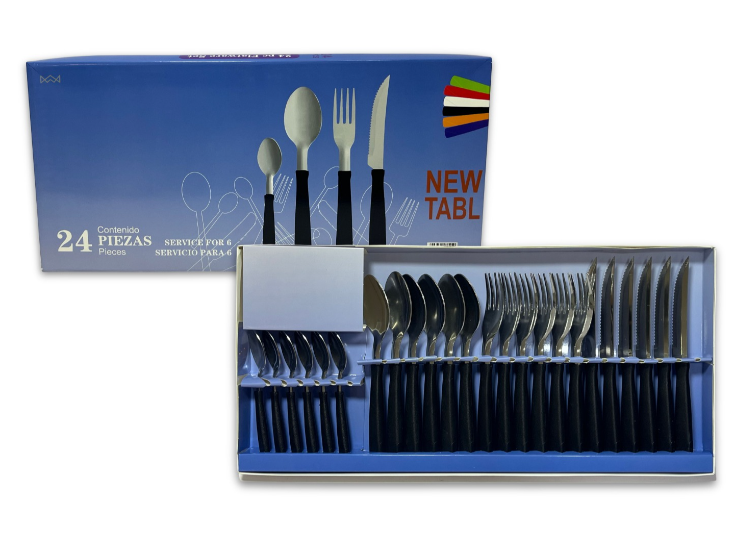 Juego de cubiertos 24 piezas