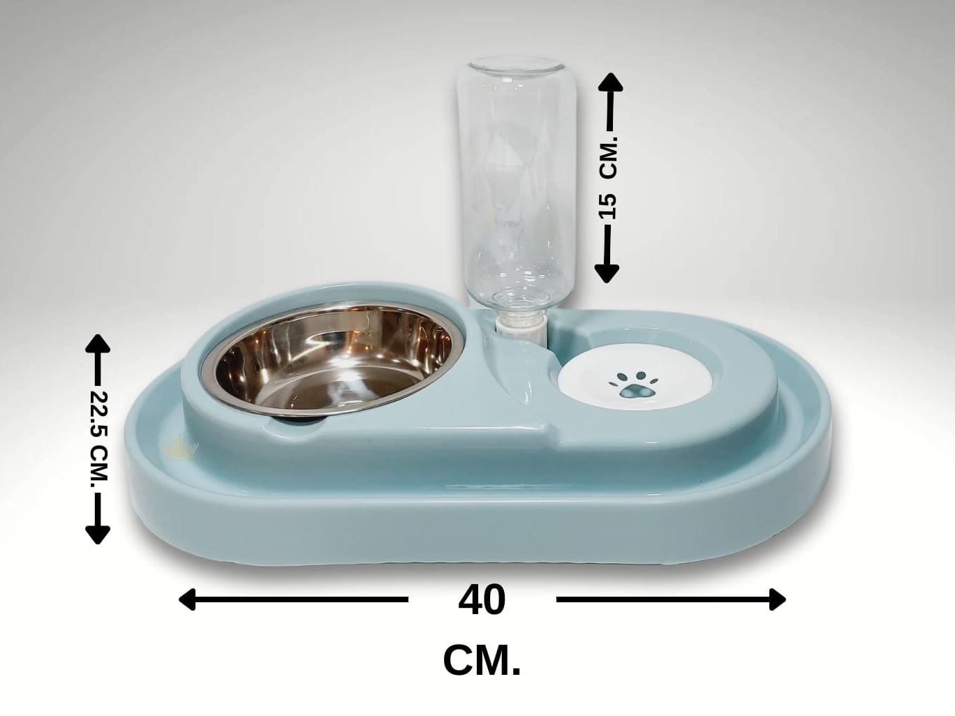 Comedero con dispenser para mascotas