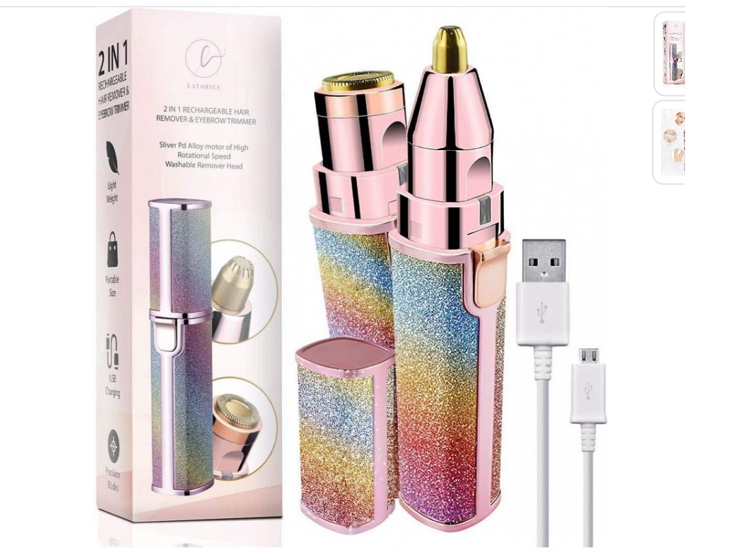 Depilador facial 2 en 1