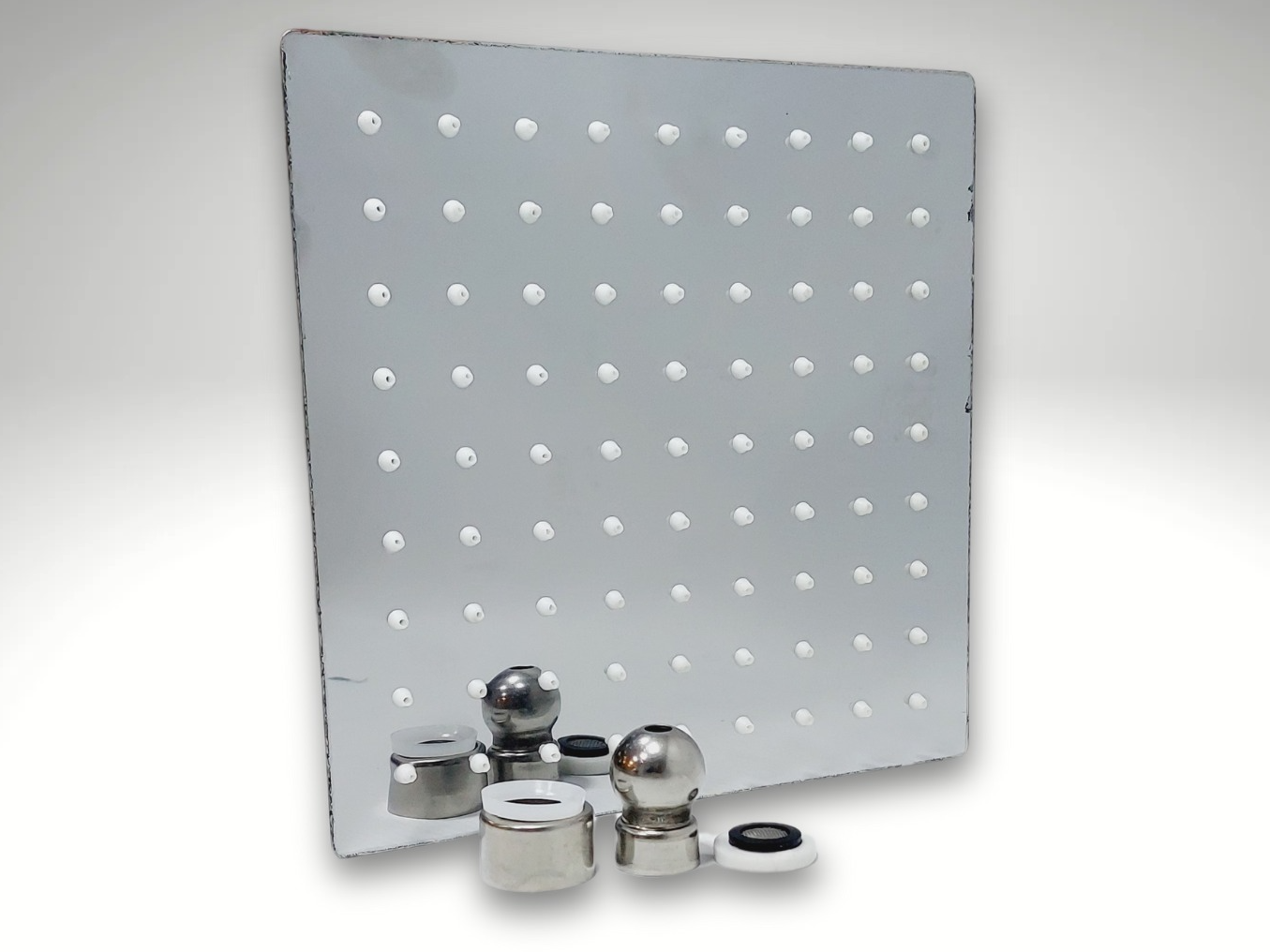 Flor de ducha cuadrada