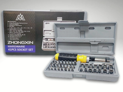 Kit destornillador socket 41 piezas