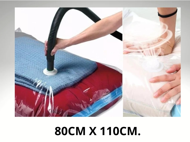 Bolsa al vacío guarda ropa 80 x 100 cm (precio x2 unidades))