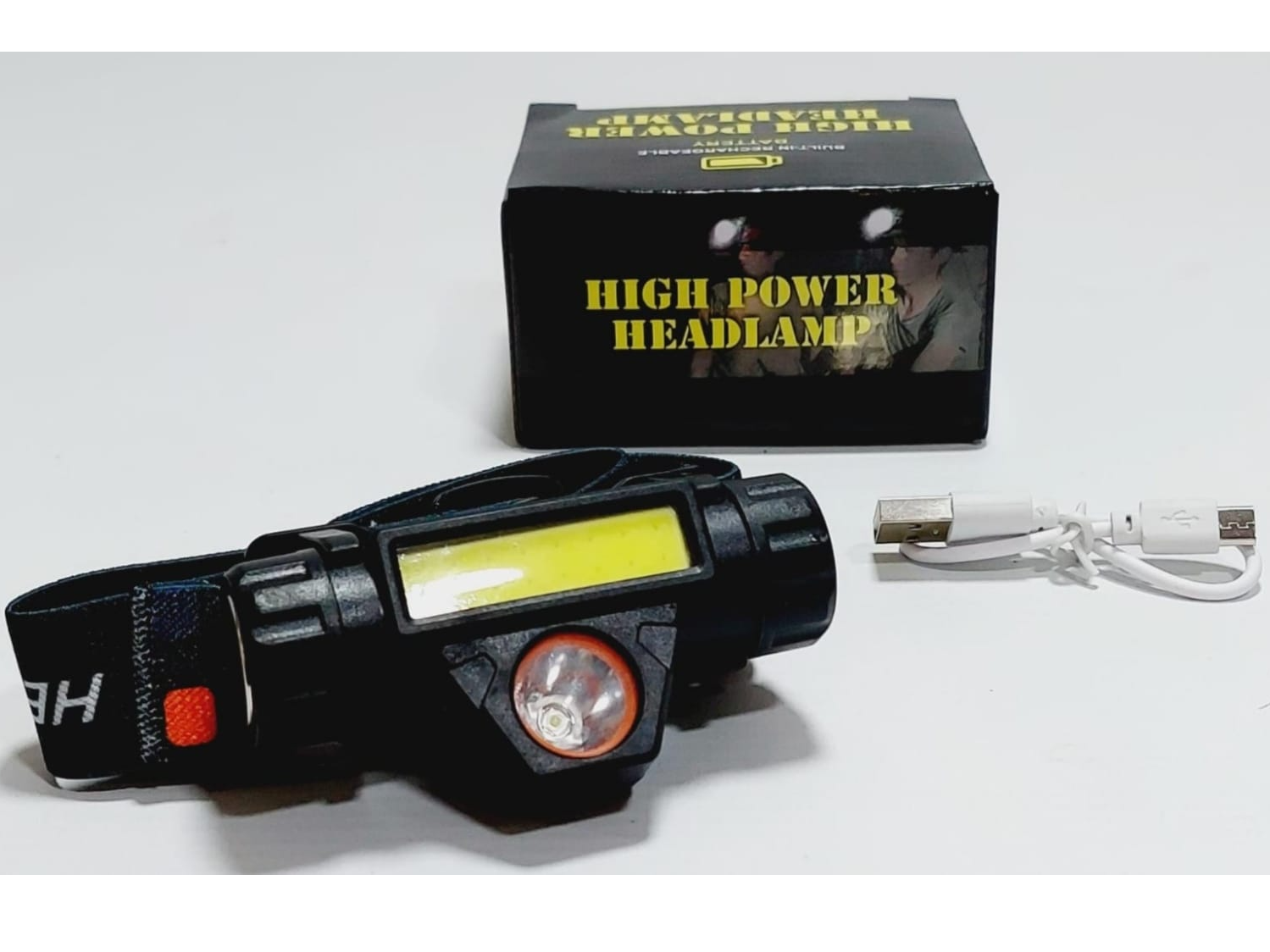 Linterna "minera" gran alcance