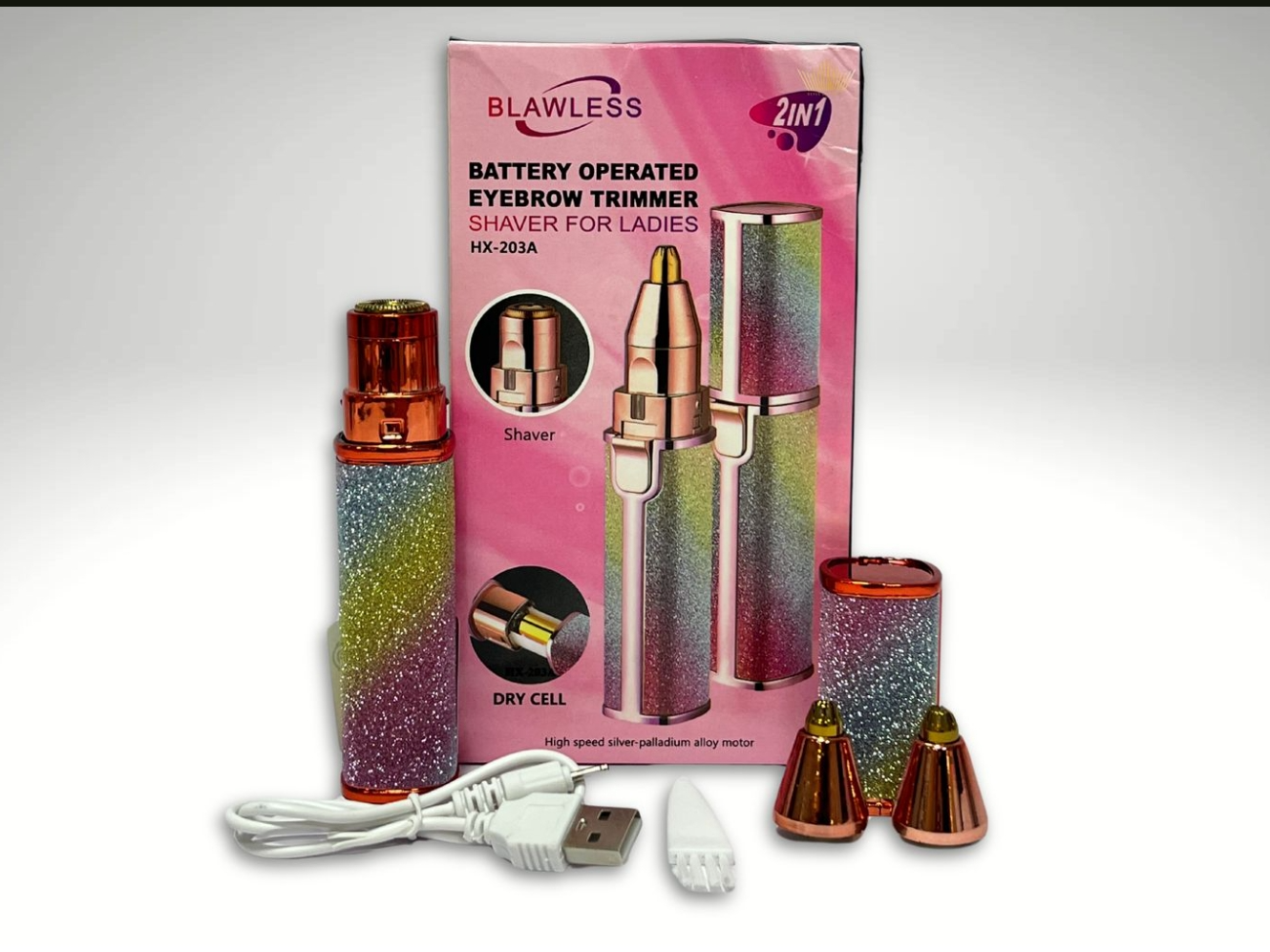 Depiladora facial 2 en 1