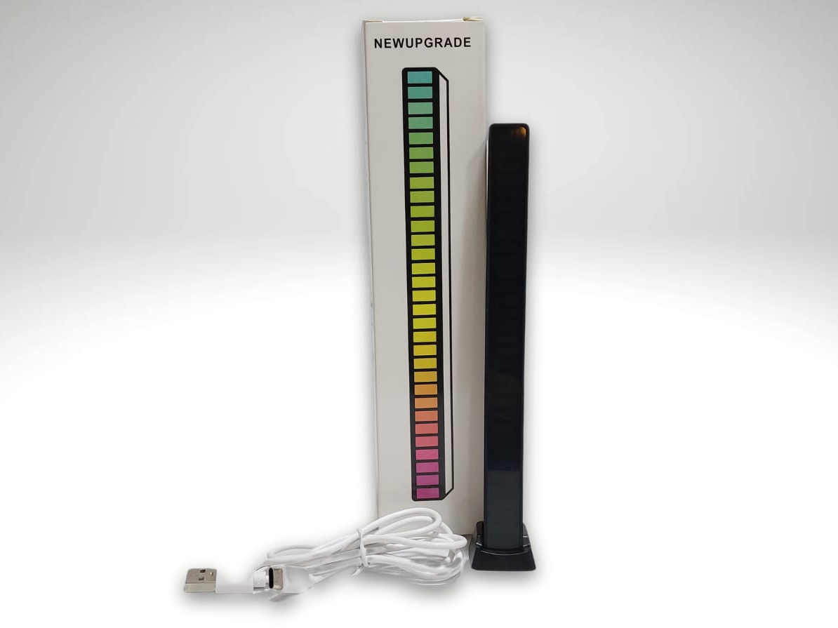 Barra de luz audiorítmica con USB