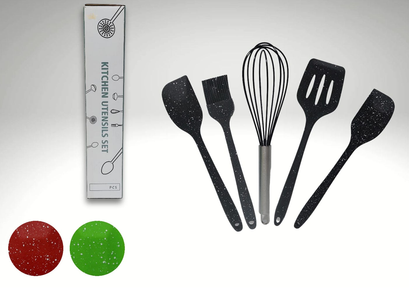 Set utensillos de cocina 5 piezas