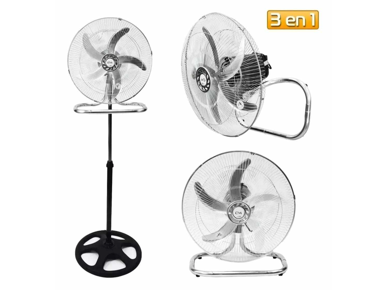 Ventilador 18 pulgadas 3 en 1 aspas de metal