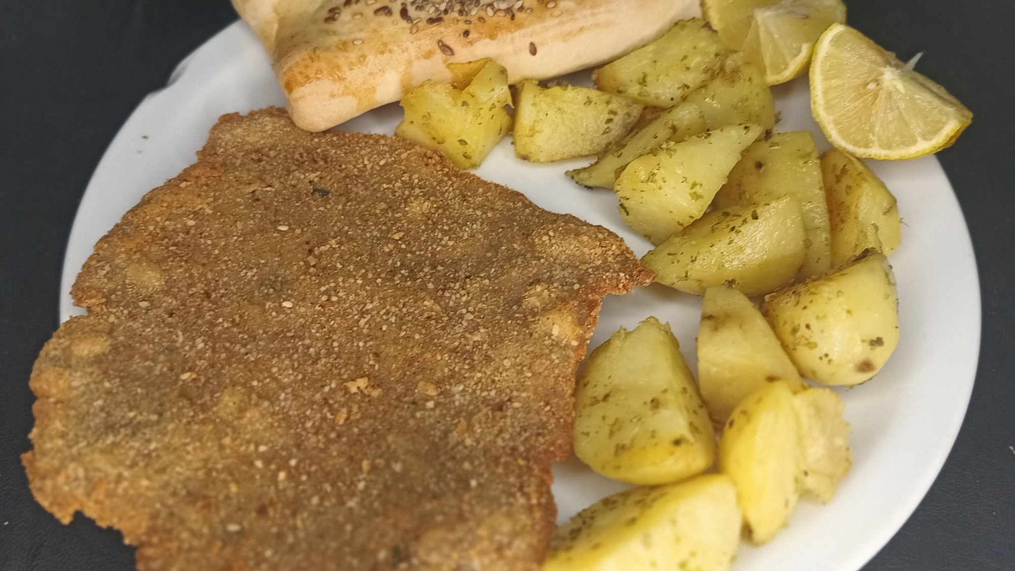 Milanesa al plato