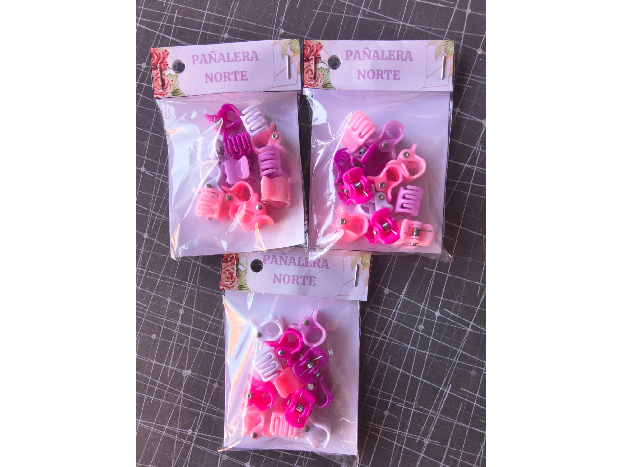 Hebillitas Minis x12u Colores