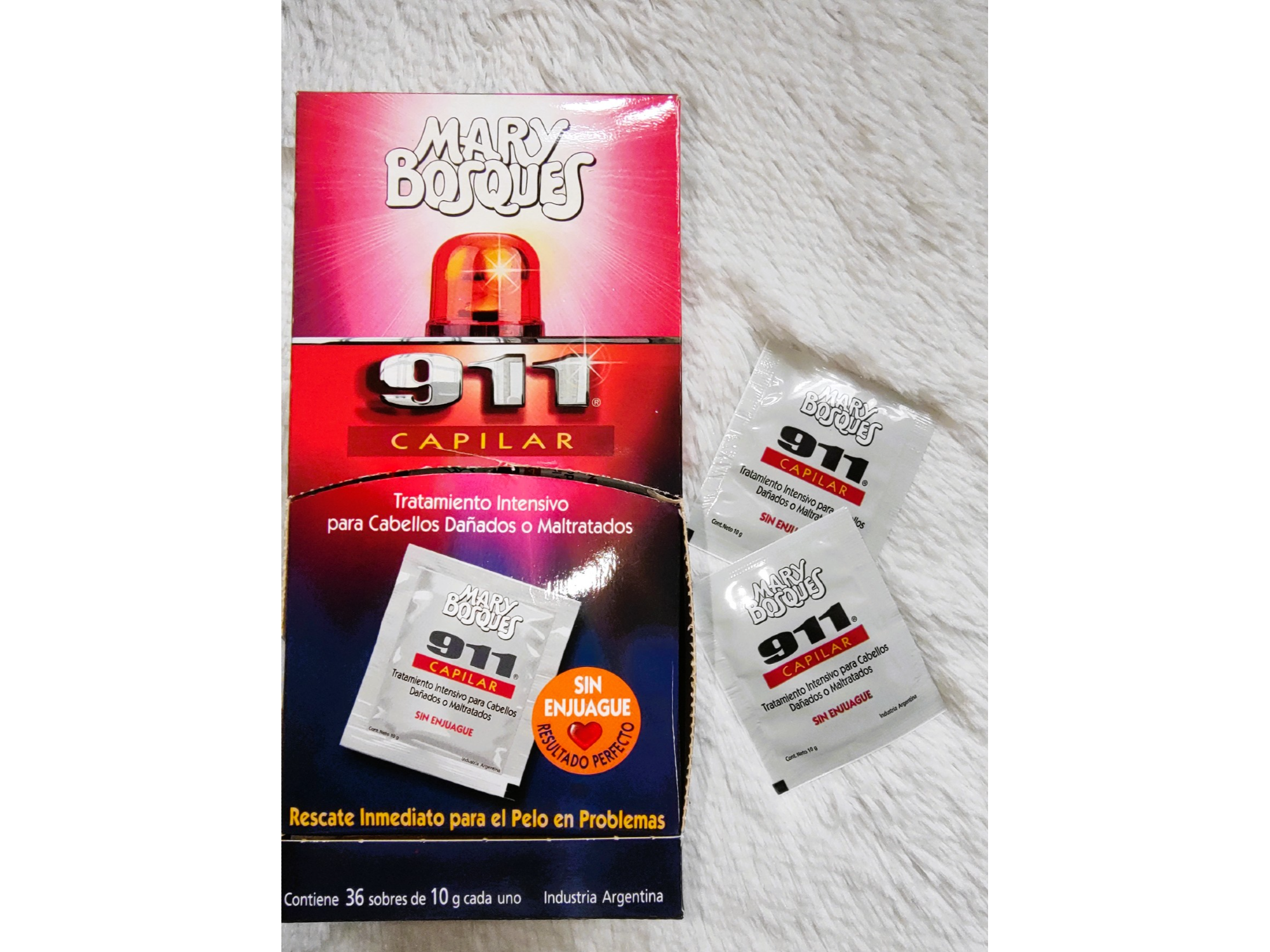 Sachet 911 Capilar Sin Enjuague