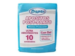 Apósitos Post Parto Dispita x10u