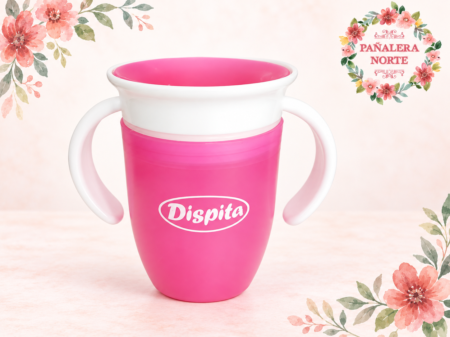 Vaso 360 antiderrame con agarre