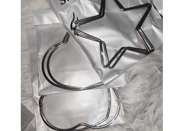 Aros con Formas Grandes 8cm