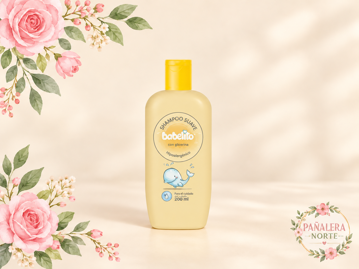 Shampoo Suave con Glicerina Babelito x200ml
