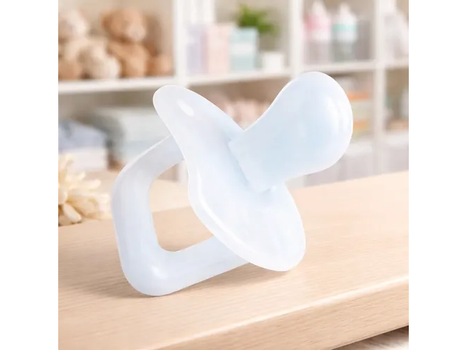 Chupete Silicona Tonalizado Blanco Anatómico