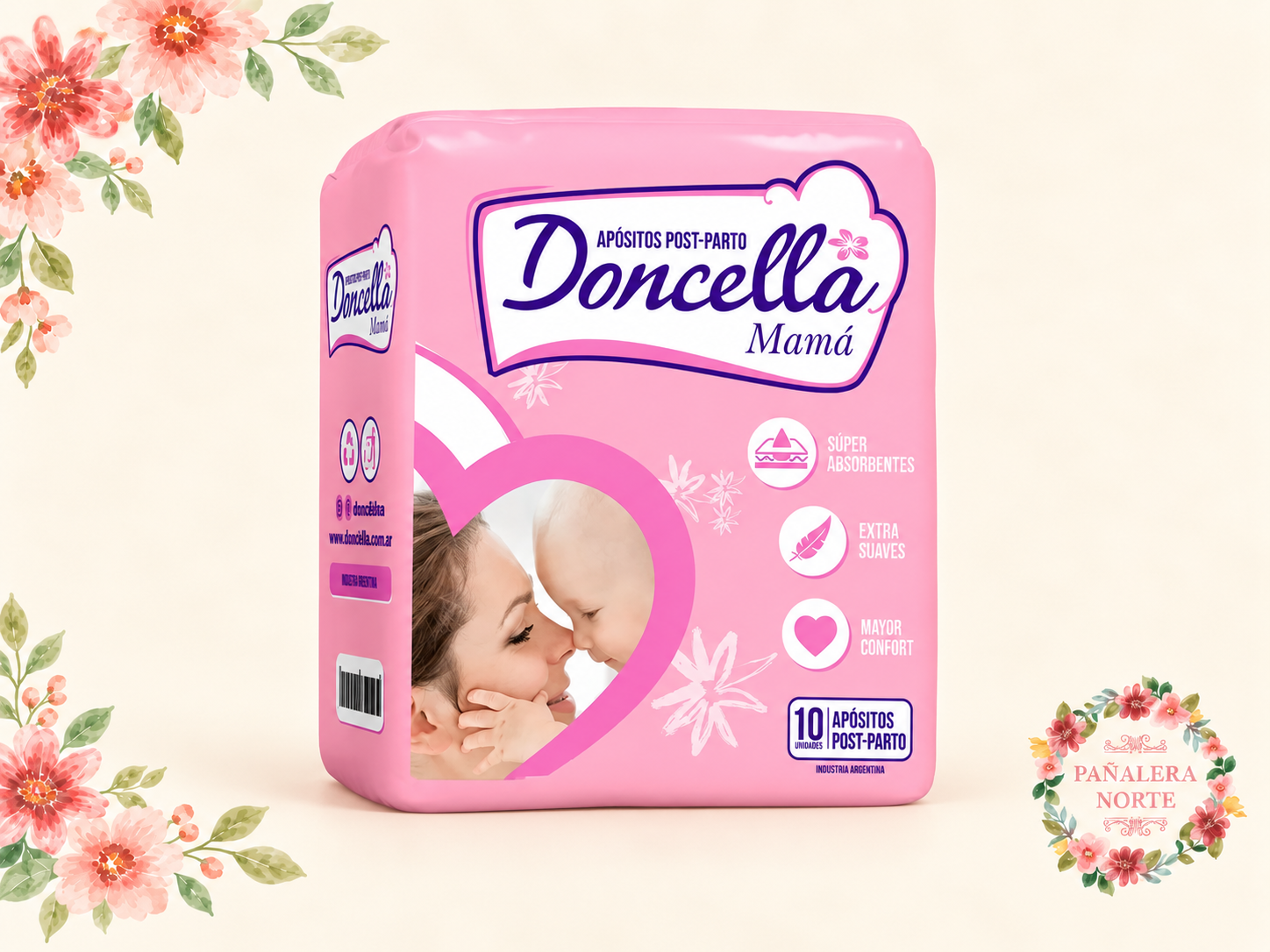 Apósitos PostParto Doncella x10u