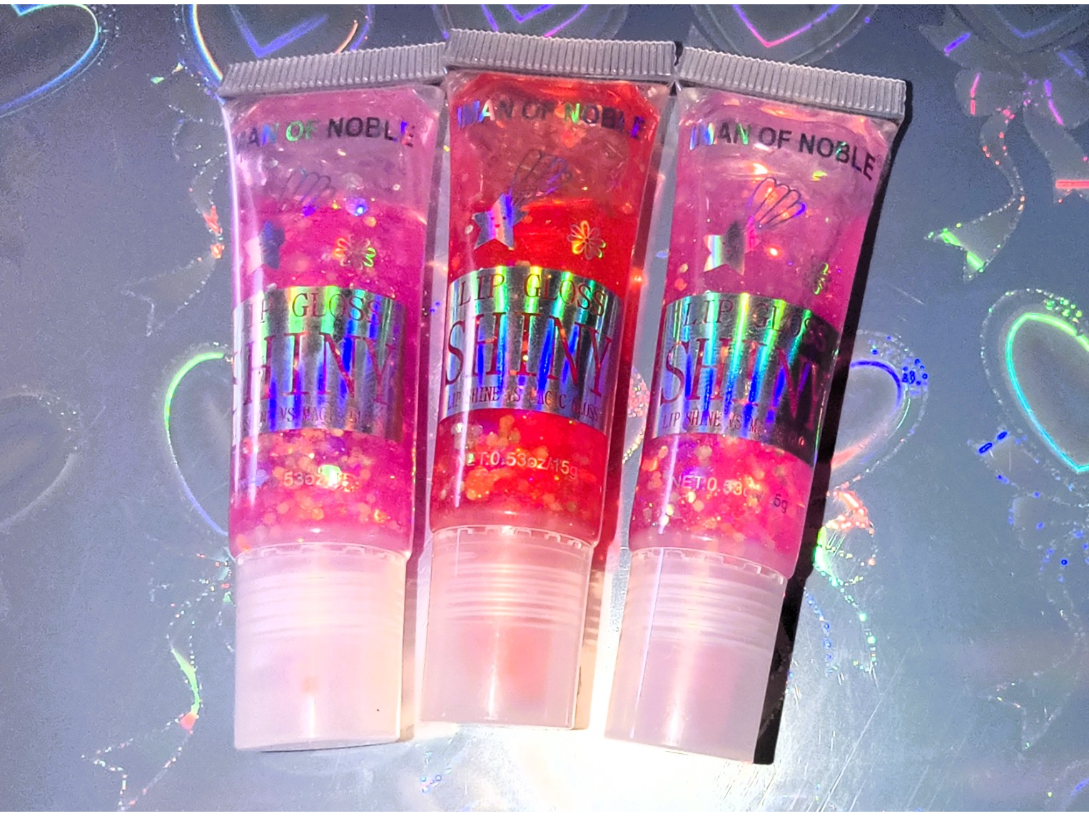 Brillo Labial con Glitter