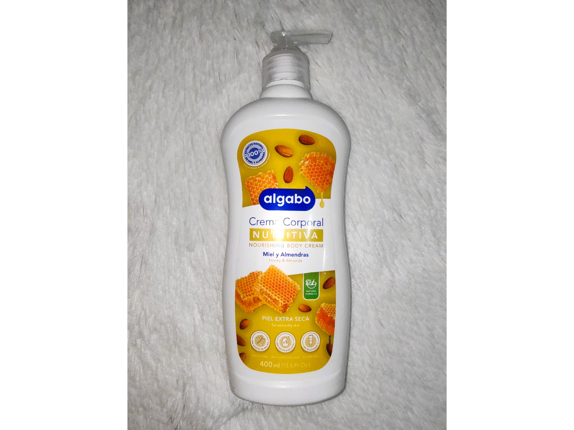 Algabo x400ml Miel y Almendras NUTRITIVA
