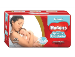 Apósitos Post Parto Huggies Mamá x10u