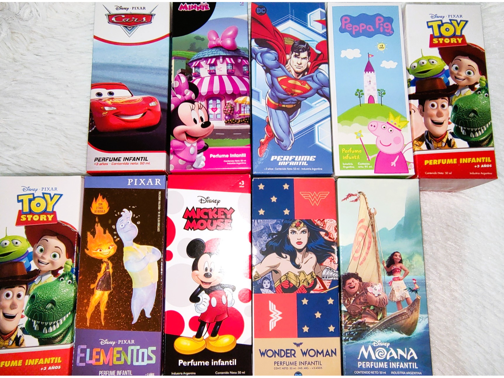 Perfume Infantil Envase de Vidrio x50ml *Licencia DISNEY*