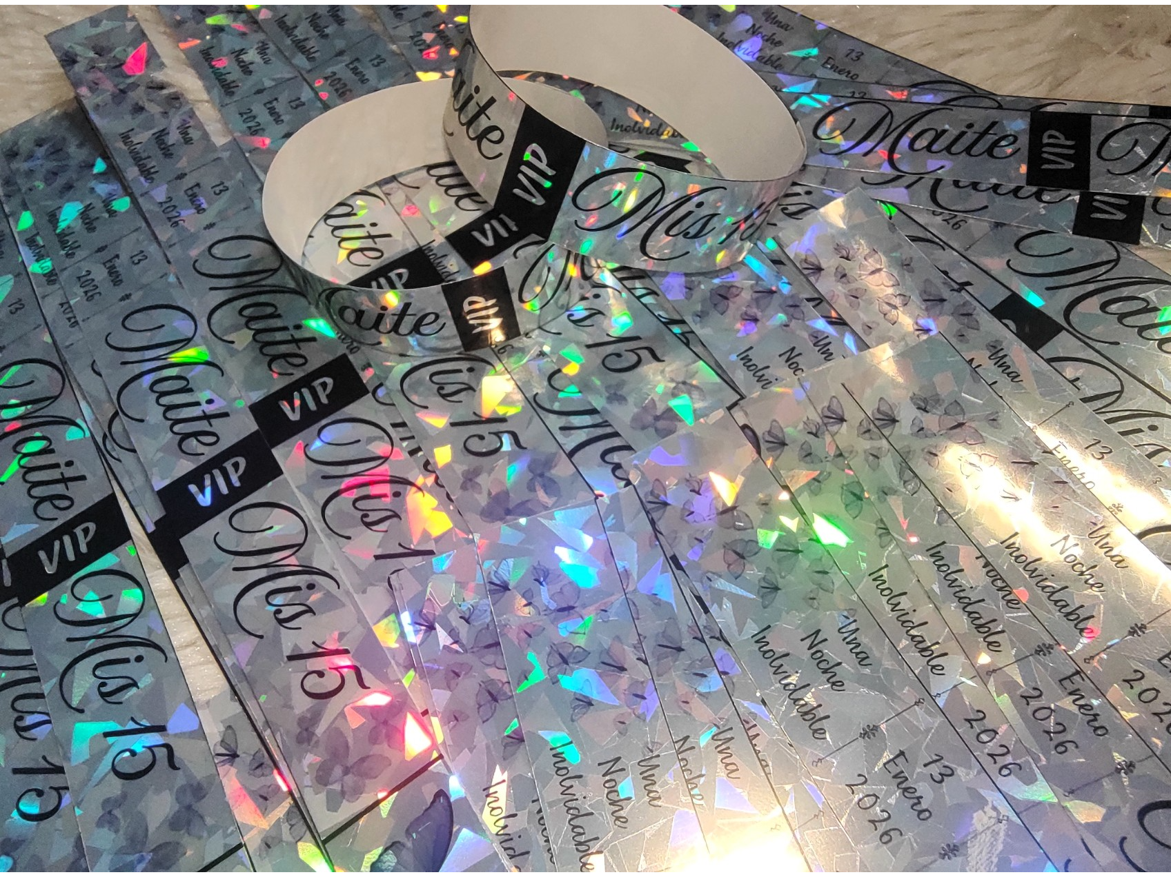 Pulseras Holográficas