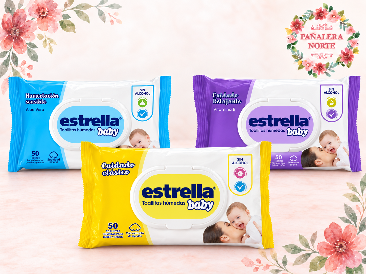 Estrella Baby x50 Toallitas