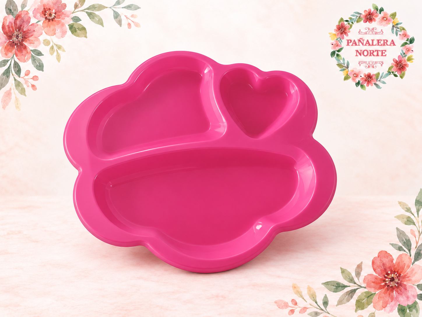 Plato Nube Fucsia