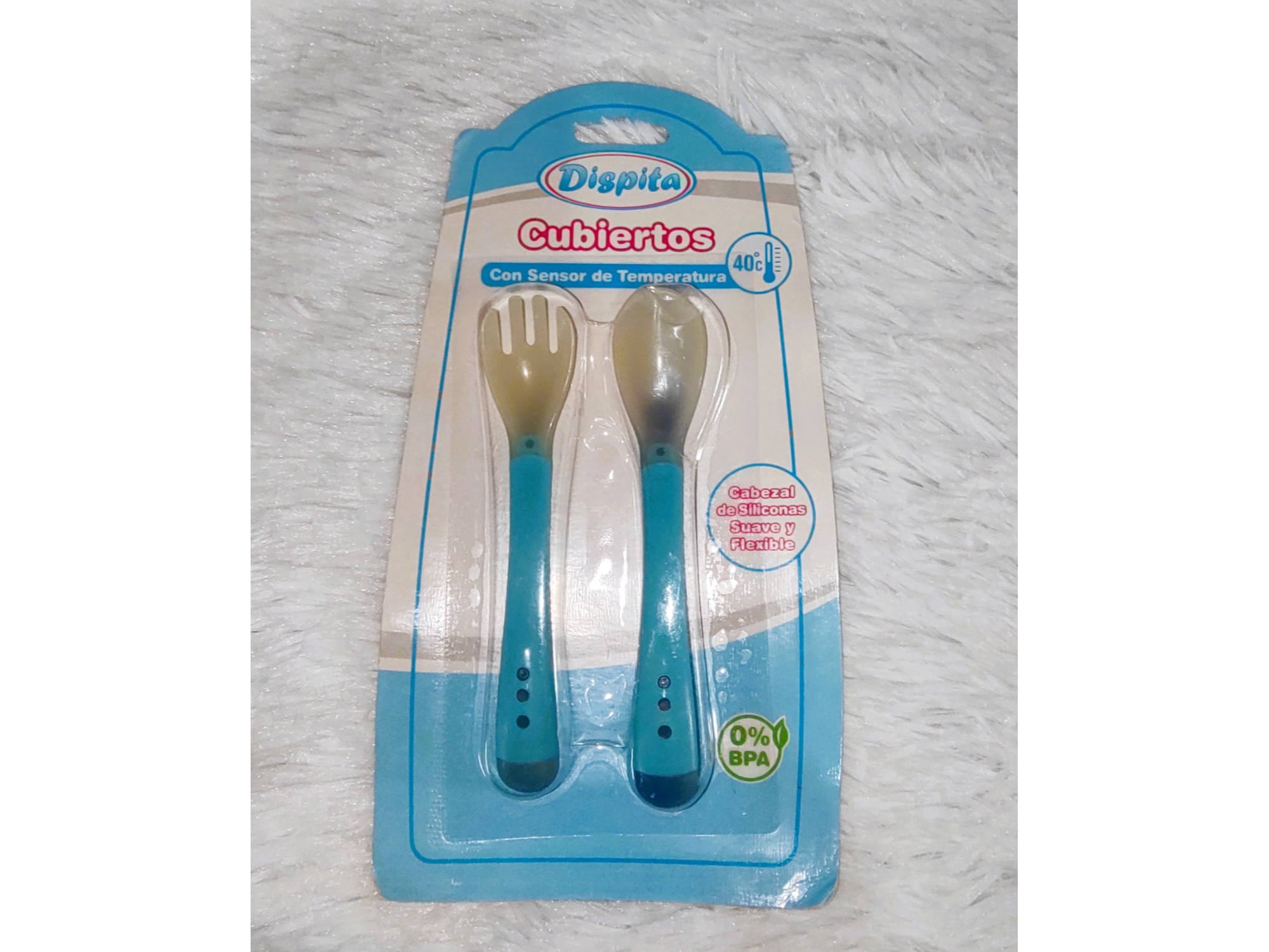 Cubiertos con Sensor de temperatura