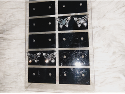 Mariposas Caladas con Strass