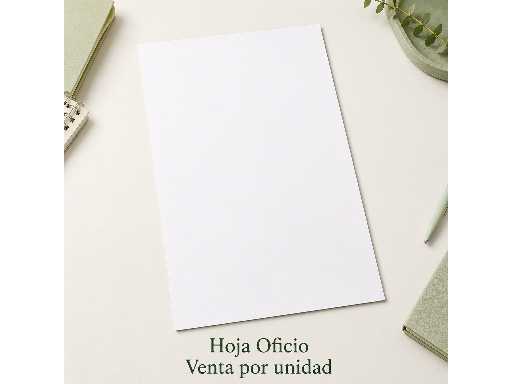 Hoja Oficio por unidad