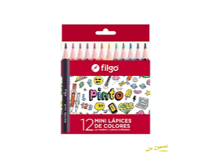 Lápices de Colores FILGO Cortos x12u