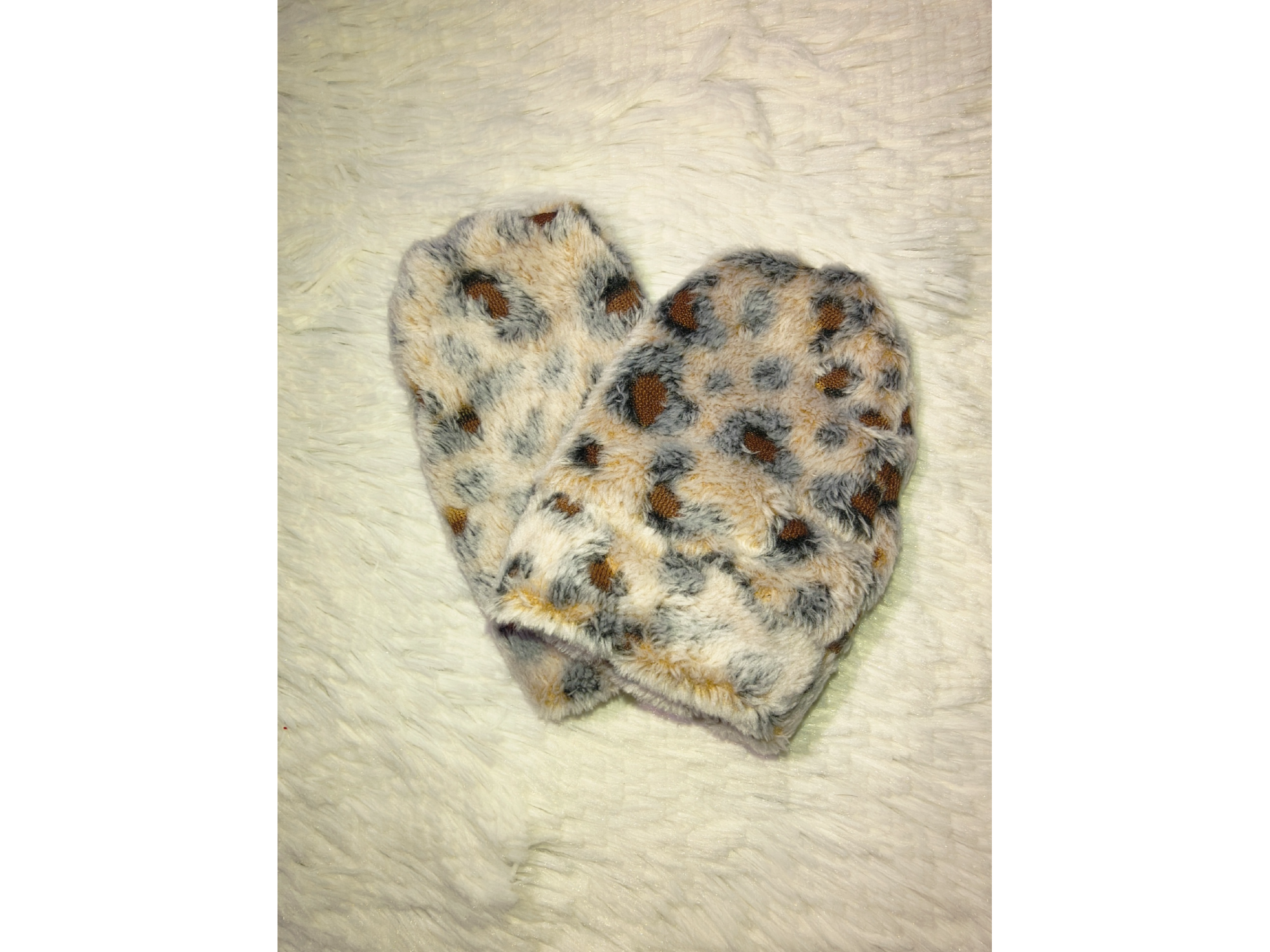 Manoplas Peluche Piel