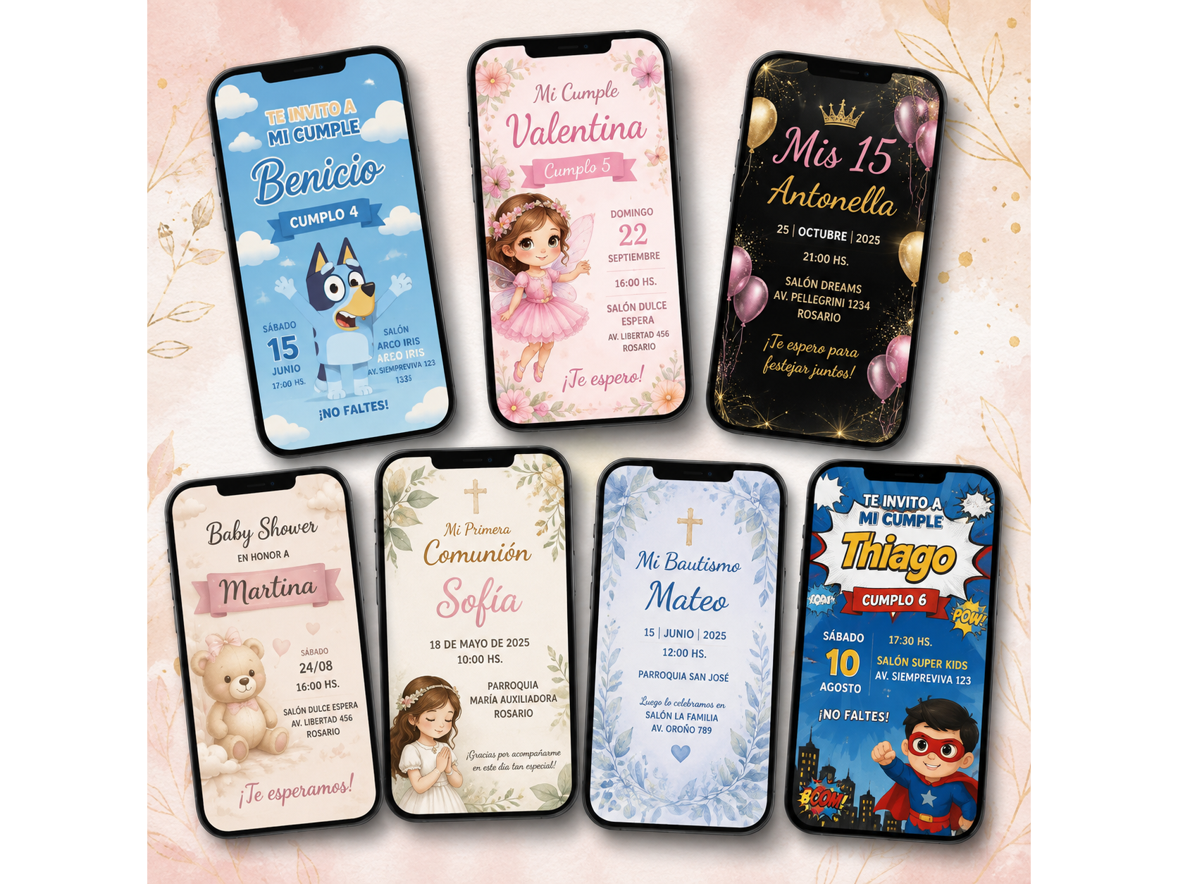 📱 Invitaciones Digitales Personalizadas