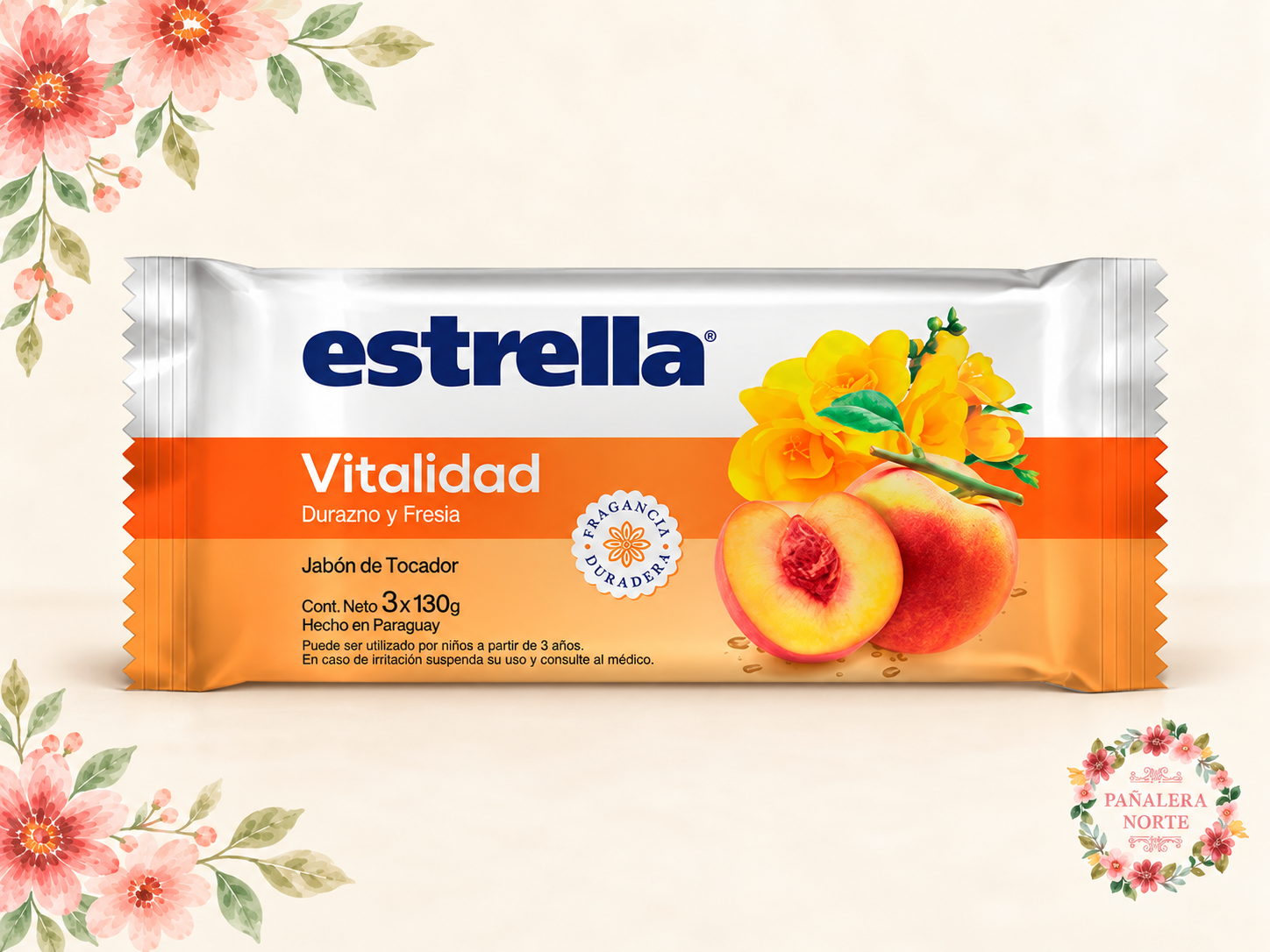 Jabones Estrella Pack x3 Unidades x130grs