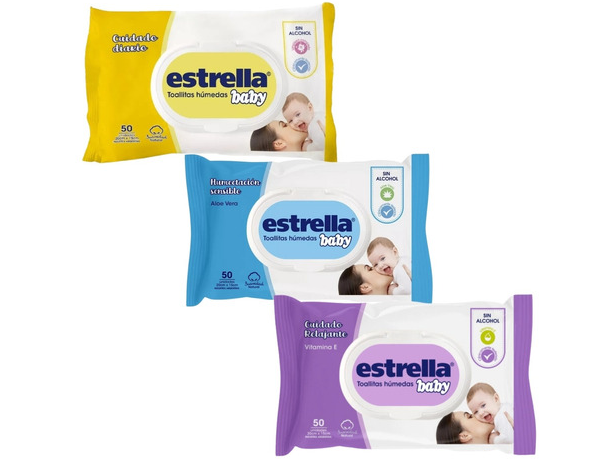Estrella Baby x50 Toallitas
